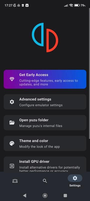 yuzu android screenshot 1